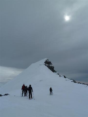 Près du sommet.