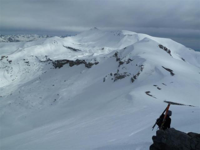 Vallon de Sallevieille sur fond de Mounier.