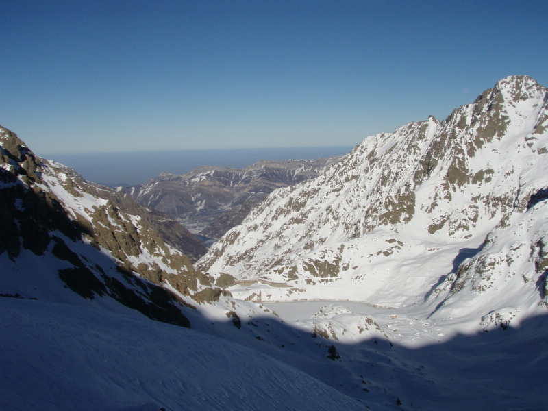 Descente vers le refuge Genova